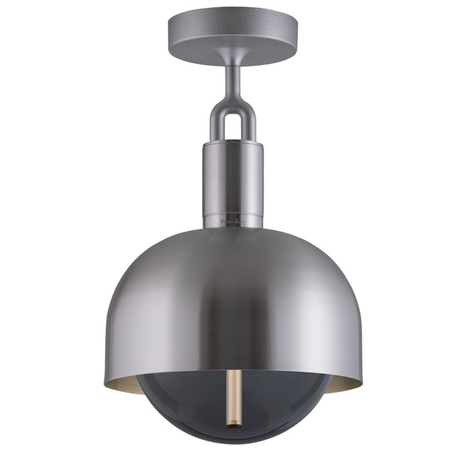 Forked Globe + Shade Ceiling Light by Buster + Punch