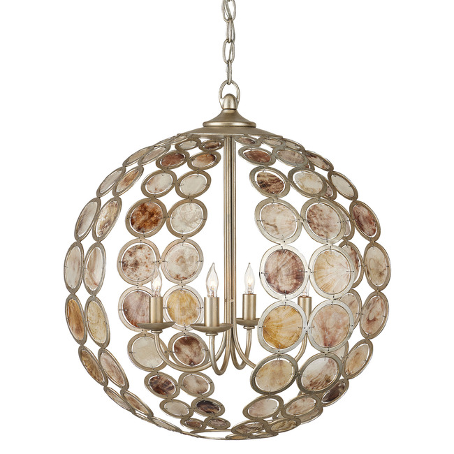 Tartufo Capiz Chandelier by Currey and Company