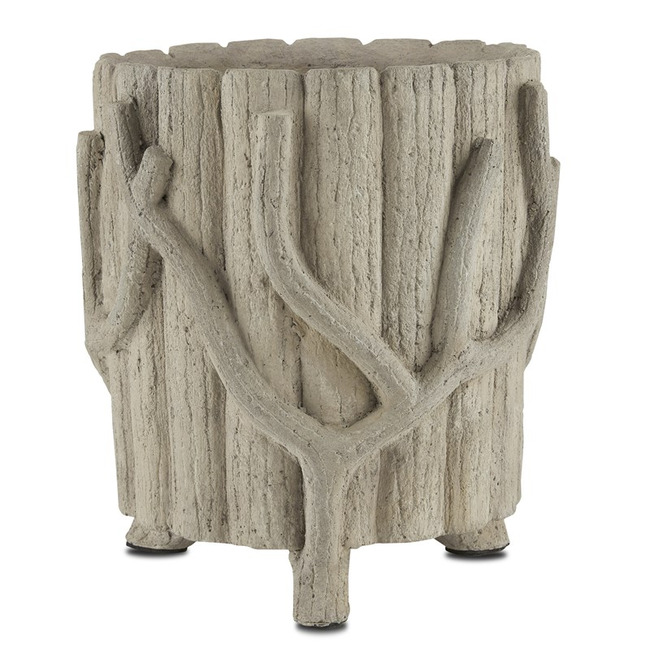 Faux Bois Planter by Currey and Company