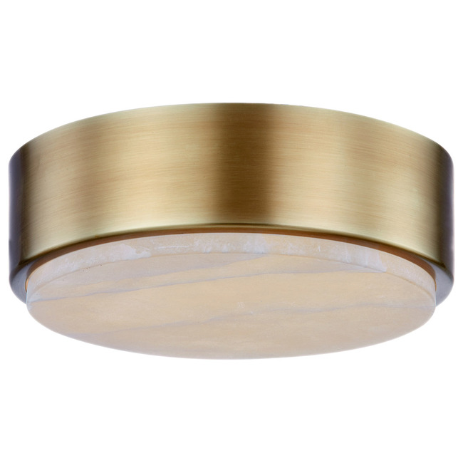Blanco Brass Ceiling Flush Light by Alora
