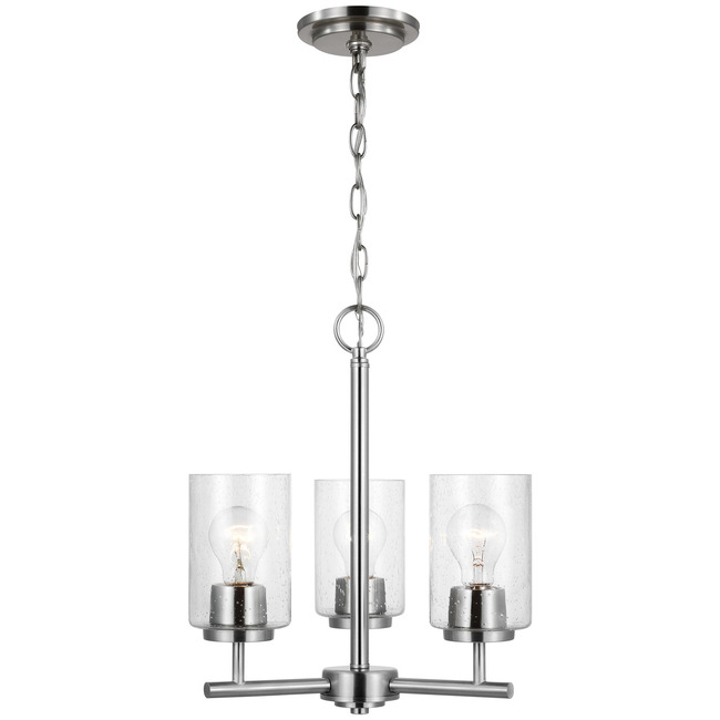 Oslo Seeded Chandelier by Generation Lighting
