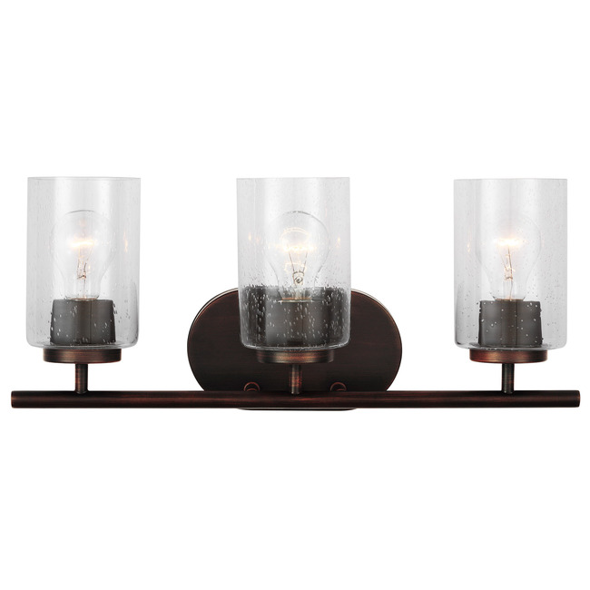 Oslo Seeded Bathroom Vanity Light by Generation Lighting