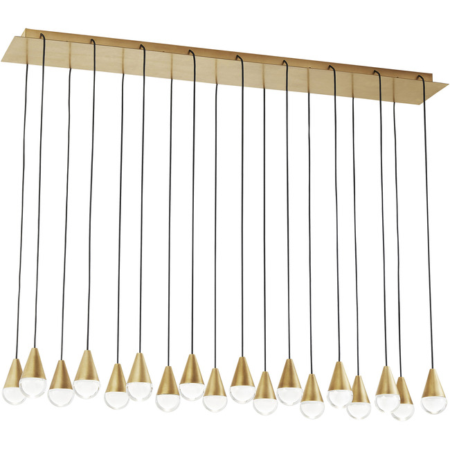 Cupola Linear Chandelier by Visual Comfort Modern