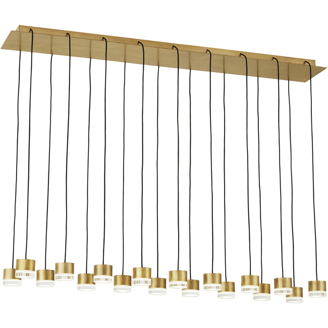 Gable Linear Chandelier by Visual Comfort Modern