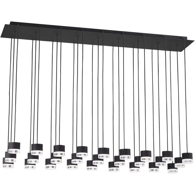 Gable Linear Chandelier by Visual Comfort Modern