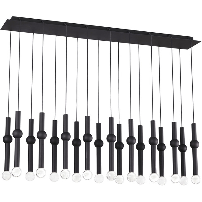 Guyed Linear Chandelier by Visual Comfort Modern