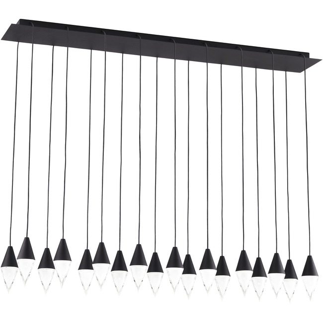 Turret Linear Chandelier by Visual Comfort Modern