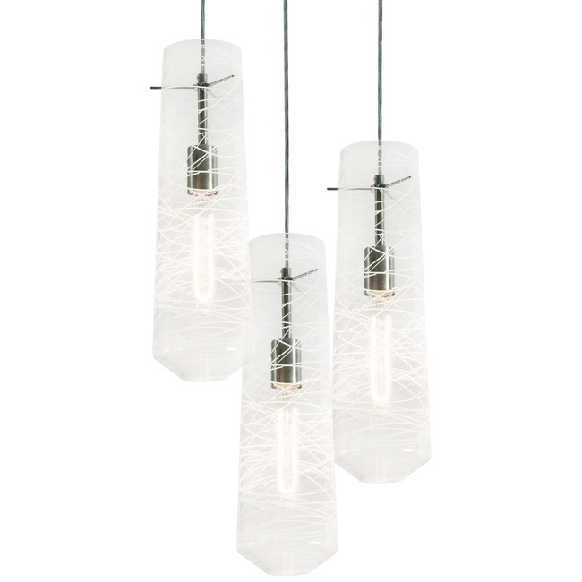 Spun Round Multi Light Pendant by AFX