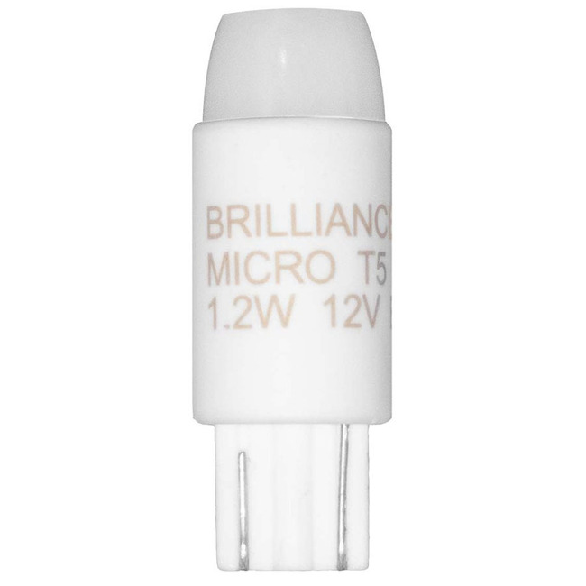 Micro T5 Wedge 1.2W 12V 2700K 85CRI 25-PACK by Brilliance