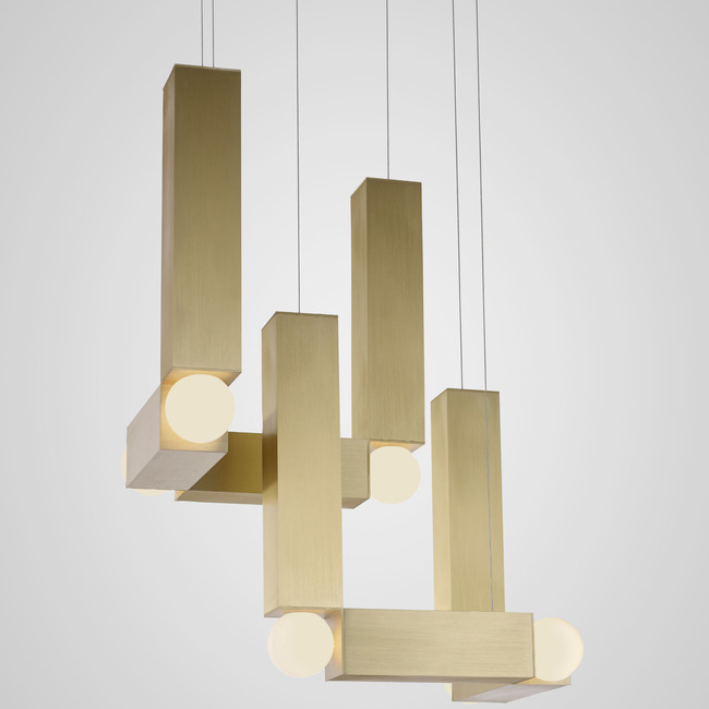 Vesper Duo Pendant by Lee Broom