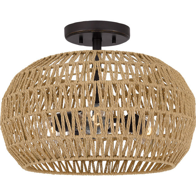 Casablanca Semi Flush Mount by Quoizel