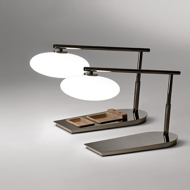Mami Short Table Lamp By Penta 1307 01 Bn Wh Image Mami Short Table Lamp By Penta