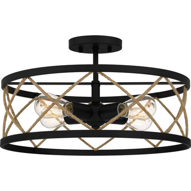 Cedar Park Semi Flush Ceiling Light by Quoizel