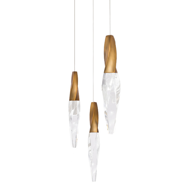 Kindjal Color-Select Round Multi Light Pendant by Schonbek Beyond