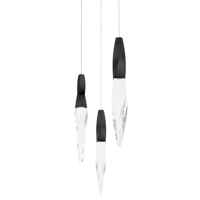 Kindjal Round Multi Light Pendant by Schonbek Beyond