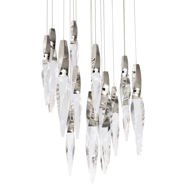 Kindjal Round Multi Light Pendant by Schonbek Beyond