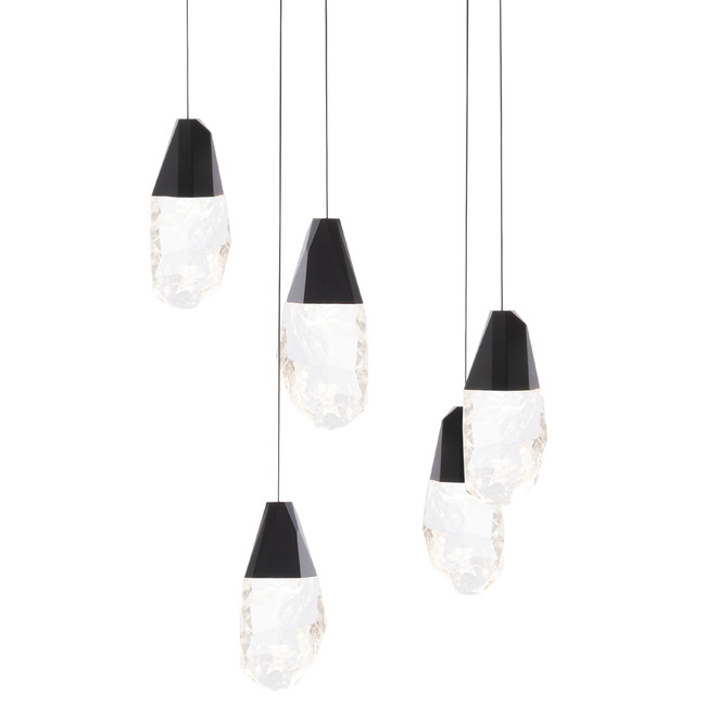 Martini Color-Select Round Multi Light Pendant by Schonbek Beyond