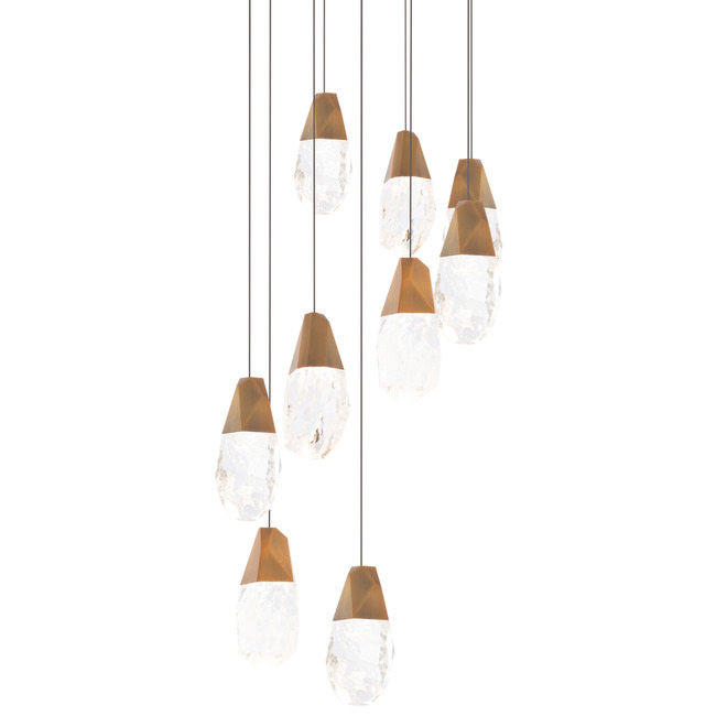 Martini Color-Select Round Multi Light Pendant by Schonbek Beyond