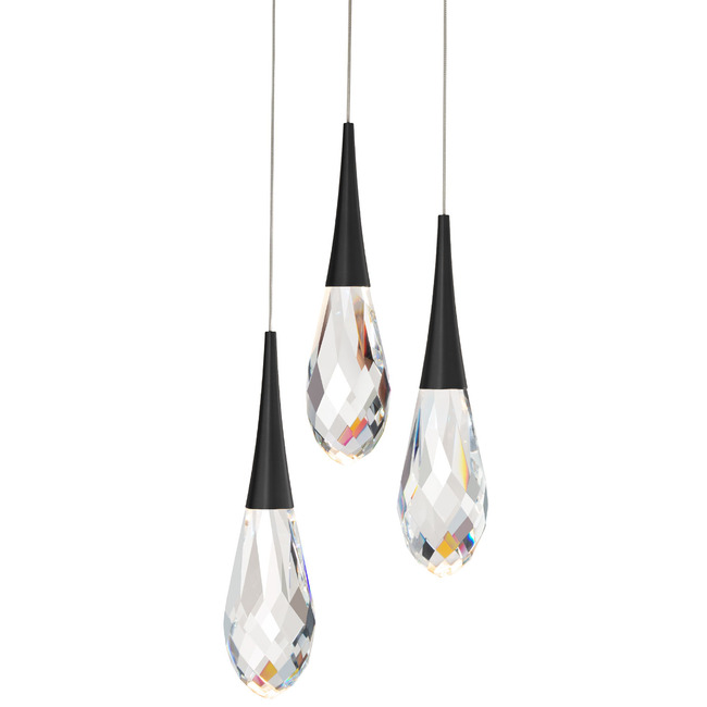 Hibiscus Round Multi-Light Pendant by Schonbek Beyond