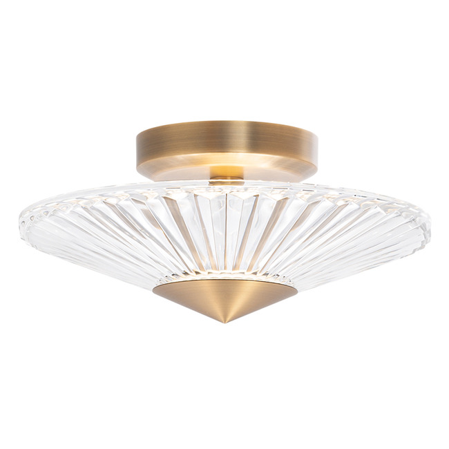 Origami Semi Flush Ceiling Light by Schonbek Signature