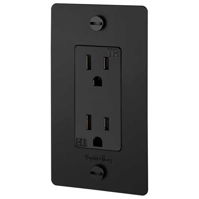 Buster + Punch Metal Complete Duplex Outlet by Buster + Punch