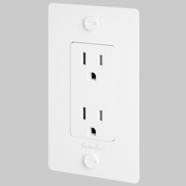Buster + Punch Complete Metal Duplex Outlet by Buster + Punch