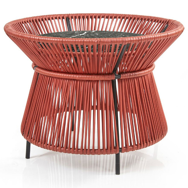 Caribe Chic Marble Basket Table by Ames