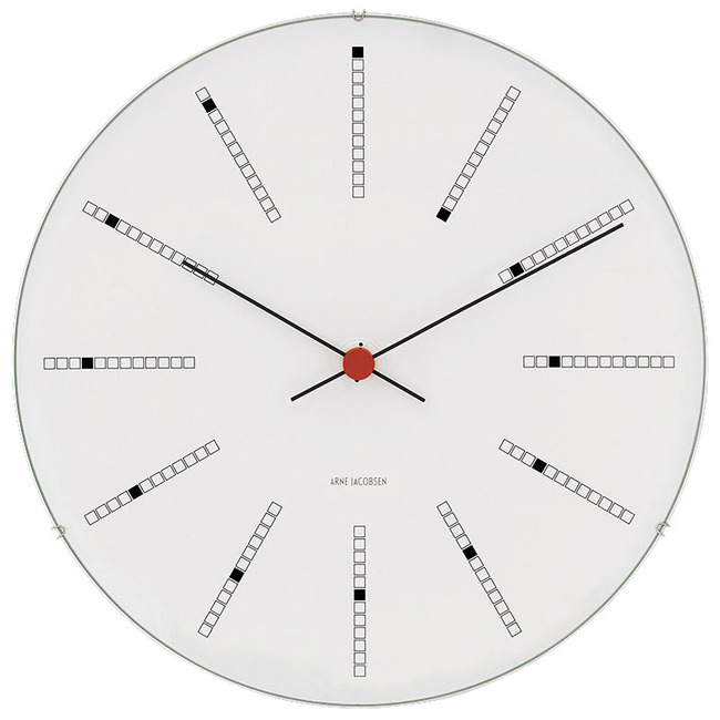 Bankers Wall Clock by Arne Jacobsen
