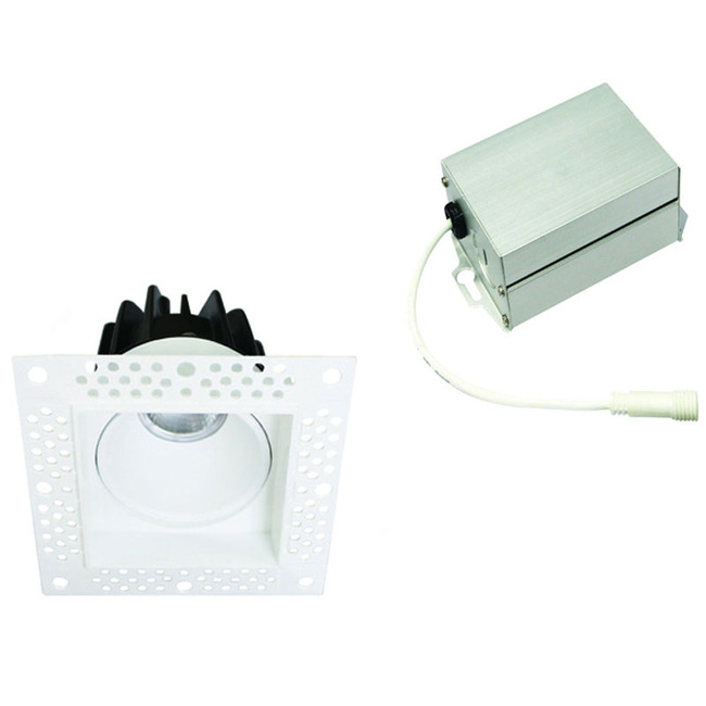 2IN Square 8W Trimless Recessed Downlight with Remote Driver by Beach Lighting