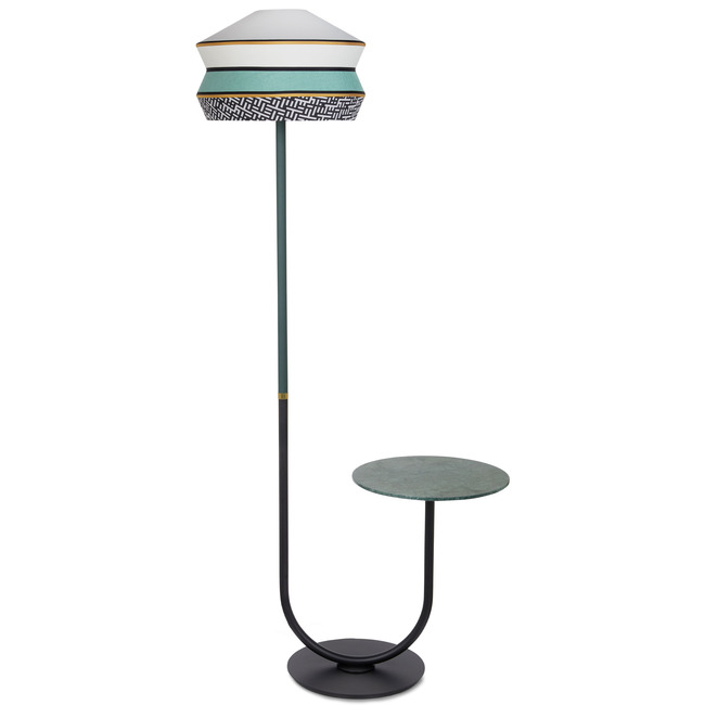 Calypso Antigua Floor Lamp by Contardi