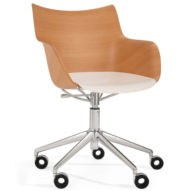 Q/Wood Office Armchair by Kartell