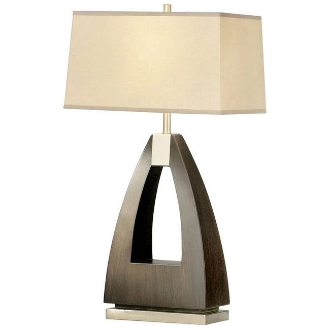 Trina Table Lamp with Rectangle Shade by Nova of California