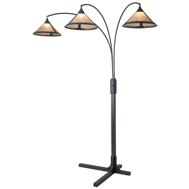 Natural Mica Floor Lamp by Nova of California