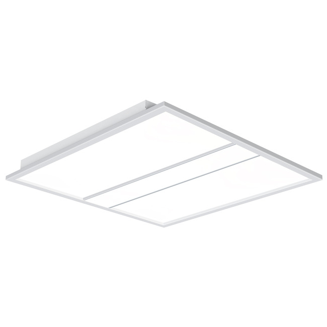 Color/Wattage-Select Floating Curved Recessed Troffer by OKT Lighting