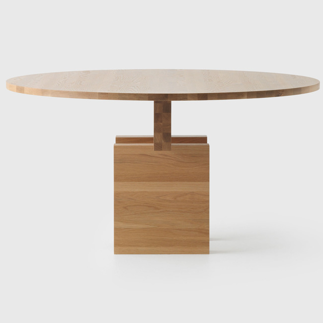Plane Round Dining Table by Resident Lighting 