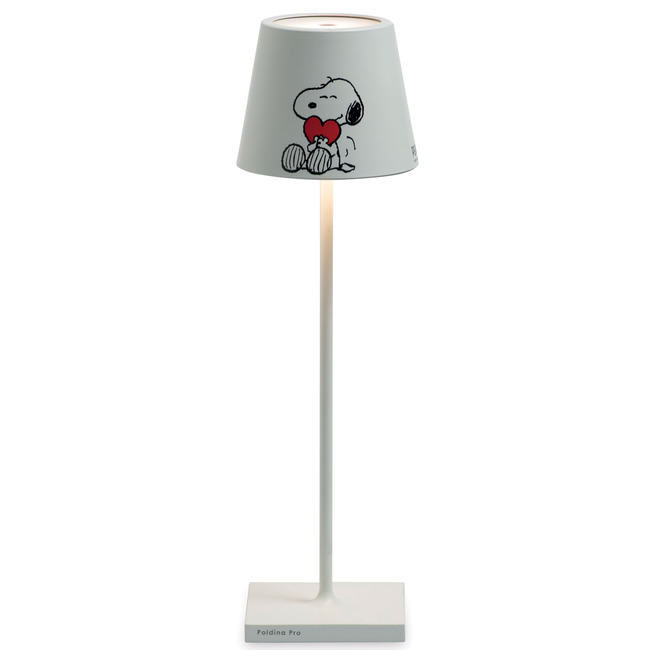 Poldina x Peanuts Rechargeable Table Lamp by Zafferano America