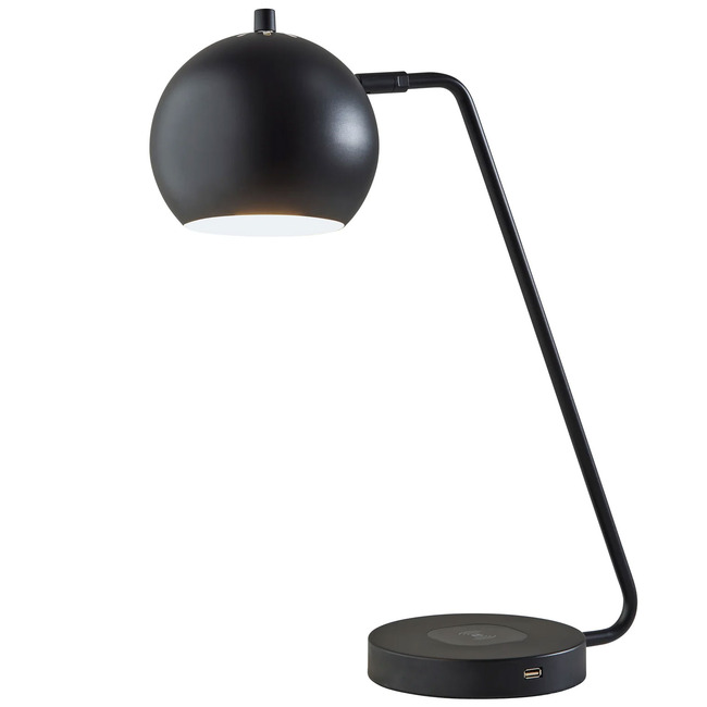 Emerson Arc Lamp with Charging Port by Adesso Corp.
