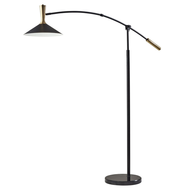 Bradley Arc Floor Lamp w/ Smart Switch by Adesso Corp.