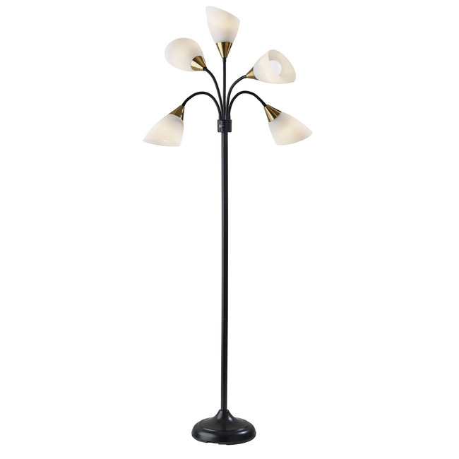 5 Light Floor Lamp by Adesso Corp.