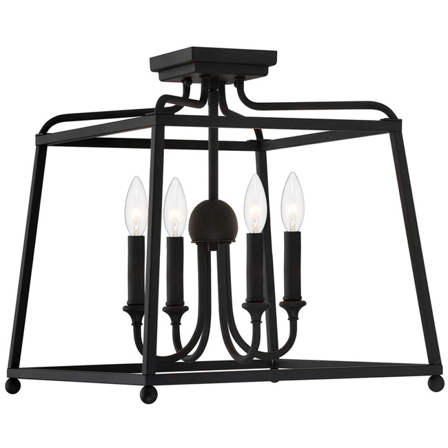 Sylvan Semi Flush Ceiling Light by Crystorama