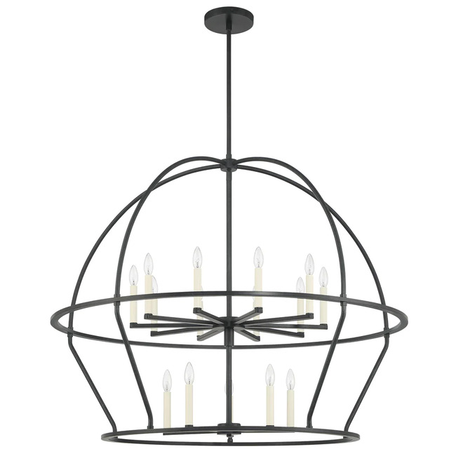 Abbott Cage Chandelier by Crystorama