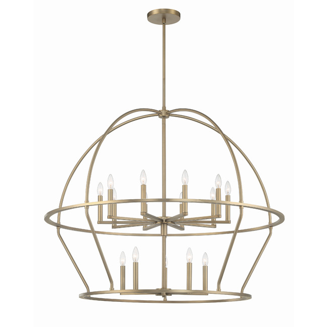 Abbott Cage Chandelier by Crystorama