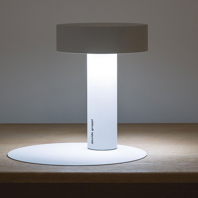 PoPuP Portable Table Lamp/Speaker by Davide Groppi