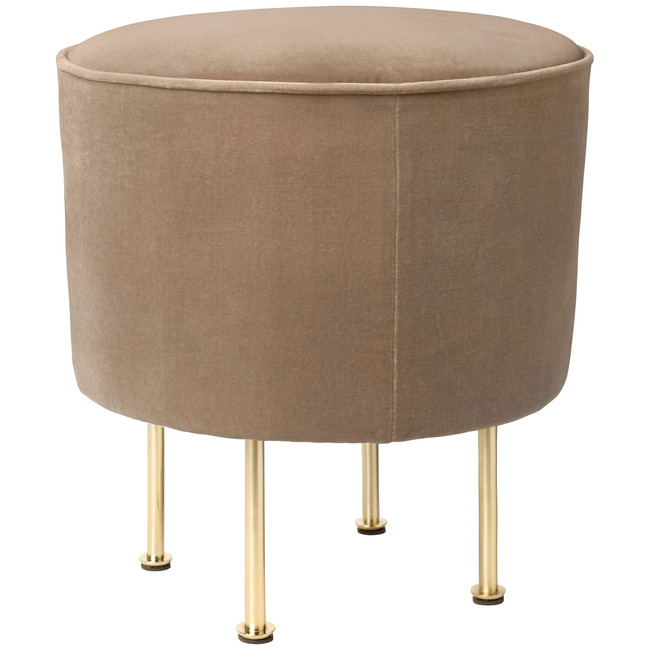 Modern Line Pouf by Gubi