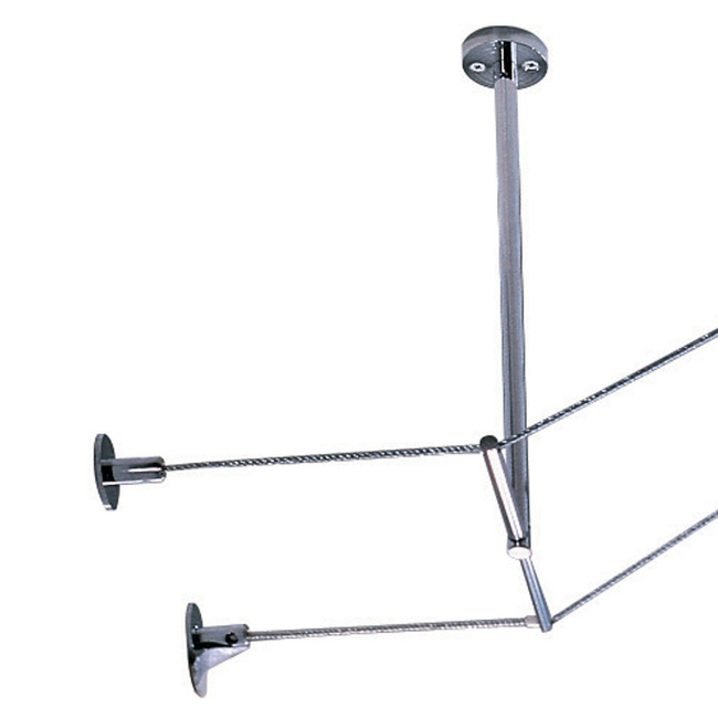 Kable Lite Rigid T Standoff 5 Inch Drop by Visual Comfort Modern
