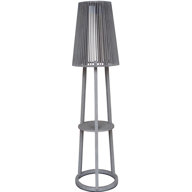 Palma Outdoor Solar Floor Lamp by Les Jardins Solar Lighting