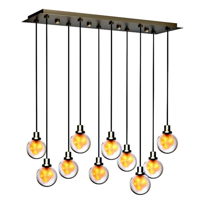 Rectangular Multi Light Chandelier by Stone Lighting