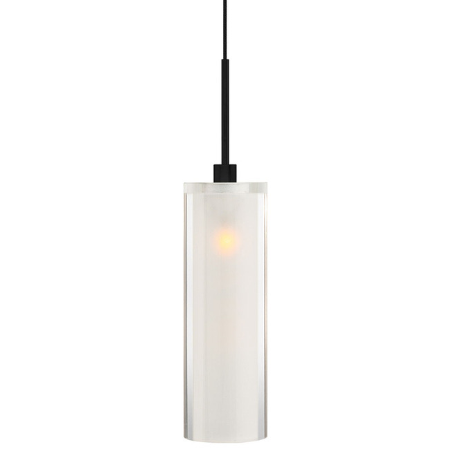 Crystal Cylinder Pendant by Stone Lighting