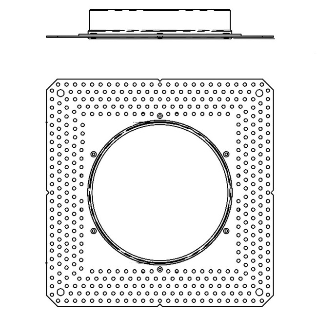 ECO 5IN Round Flangeless Mud-In Plate by CSL