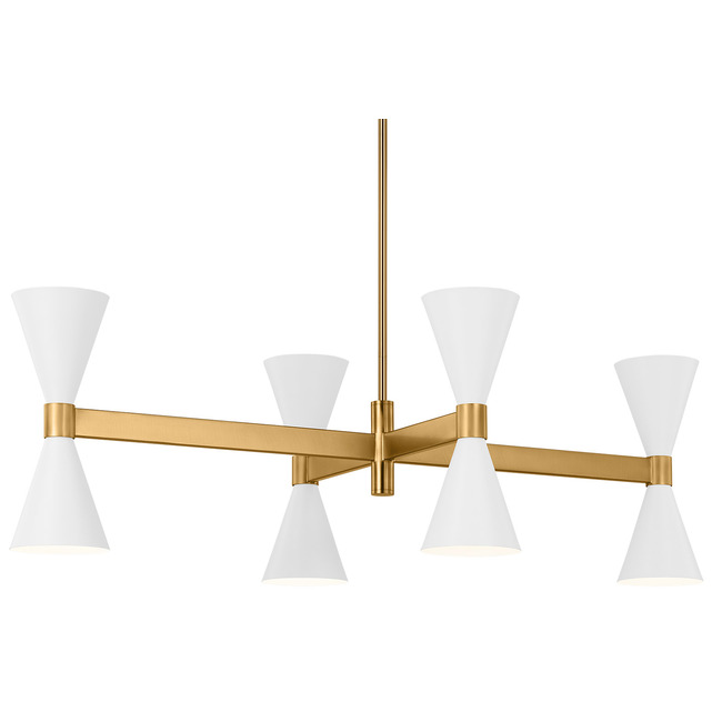 Albertine Linear Chandelier by Visual Comfort Studio